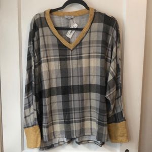 Soft Plaid Top